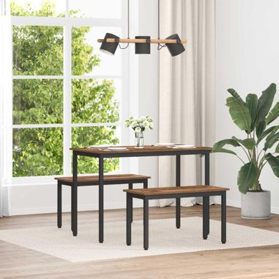 Bank Oudhout 80 x 35 x 45 cm Bewerkt hout