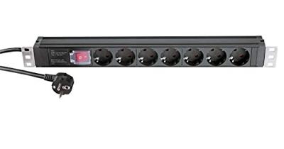 Konig & Meyer 28674 19 inch Power Box stroomverdeler 7-voudig Konig & Meyer 28674 19 inch Power Box stroomverdeler 7-voudig