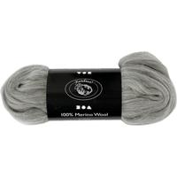 Creativ Company Merino wol, dikte 21 my, grijs, 100 gr/ 1 doos - thumbnail