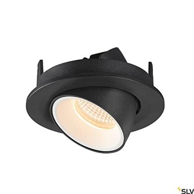 SLV 1005871 NUMINOS GIMBLE S LED-inbouwlamp LED vast ingebouwd Zwart SLV 1005871 NUMINOS GIMBLE S LED-inbouwlamp LED vast ingebouwd Zwart