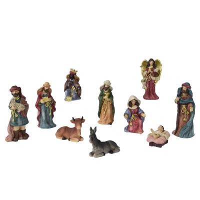 Kerstgroep polyresin h13 cm mlt a10 kerst KSD - Ksd