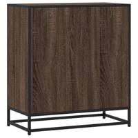 Dressoir 68x35x76 cm bewerkt hout bruin eikenkleur - thumbnail