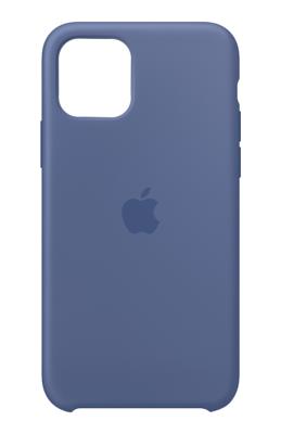 Achterzijde behuizing voor mobiele telefoon - silicone - linnenblauw - voor iPhone 11 Pro Achterzijde behuizing voor mobiele telefoon - silicone - linnenblauw - voor iPhone 11 Pro