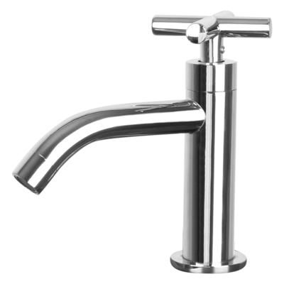Differnz Differnz koudwaterkraan gebogen kruis - chroom Differnz Differnz koudwaterkraan gebogen kruis - chroom