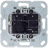 Gira drukvlakschakelaar wissel enkelpolig wit glanzend komt in dezelfde stand terug - thumbnail