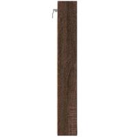 Vitrinekast 100x8,5x58 cm bewerkt hout bruin eikenkleurig - thumbnail