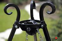 CookKing: Driepoot 200 cm met dubbel RVS grillrooster 80+40 cm - thumbnail