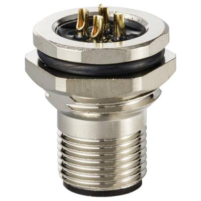 TRU COMPONENTS TC-12833064 Sensor/actuator inbouwstekker M12 Aantal polen (sensoren): 4 Stekker, inbouw 1 stuk(s)