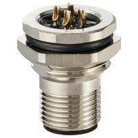 TRU COMPONENTS TC-12833064 Sensor/actuator inbouwstekker M12 Aantal polen (sensoren): 4 Stekker, inbouw 1 stuk(s) - thumbnail