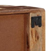 Tv-meubel wandmontage 100x32x25 cm massief gerecycled hout - thumbnail