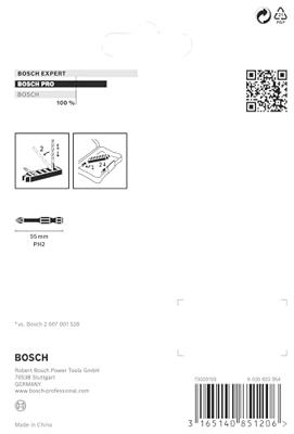 Bosch Accessoires Schroefbit Impact Control PH2, 50 mm 8x - 2608522330 Bosch Accessoires Schroefbit Impact Control PH2, 50 mm 8x - 2608522330