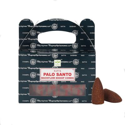 Satya Backflow Wierook Kegels Palo Santo (24 kegels)