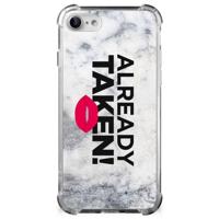 iPhone SE 2022/2020 | iPhone 8/7 Telefoonhoesje met tekst Already Taken White - thumbnail