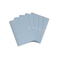 Spiraalblok Oxford My Rec'Up A4 ruit 5x5mm 90vel blauw | 5 stuks - thumbnail
