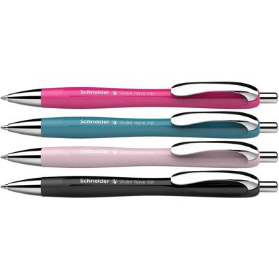 Schneider Schreibgeräte Slider Rave XB 132564 Balpen 0.7 mm Kleur inkt: Blauw 4 stuk(s)
