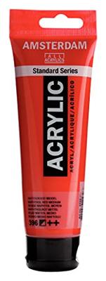 Royal Talens Amsterdam Acrylverf 120 ml - Naftolrood Middel 396