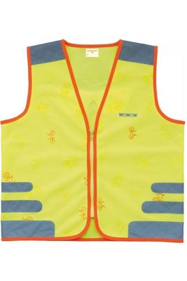 Wowow Reflectievest kids nutty jacket maat s geel