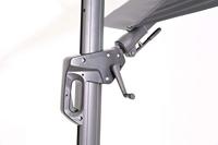 Hawaii zweefparasol 300x300 cm. - Donker grijs - thumbnail