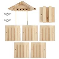 Bijenhotel 22x20x20 cm vurenhout - thumbnail