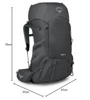 Osprey Renn 50 Backpack Dames Dark Charcoal/Gray Wolf 50L - thumbnail