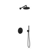 Hotbath Cobber Complete Thermostatische Douche Inbouwset Zwart Mat IBS22 - thumbnail