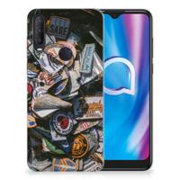 Alcatel 1S (2020) | Siliconen hoesje | met foto Badges - thumbnail