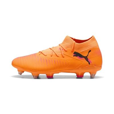 PUMA Future 8 Match IJzeren-Nop Voetbalschoenen (SG) Oranje Roze Zwart
