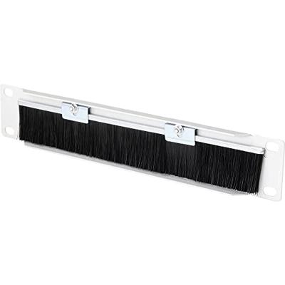 Renkforce RF-4759820 254 mm 10 inch Afdekking met borstels voor patchkast Vast inbouw Geschikt voor kastdiepte: vanaf 300 mm Grijs