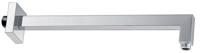 Douchearm Wiesbaden Rombo | 40 cm | Wandmontage | Messing | Vierkant | Chroom - thumbnail
