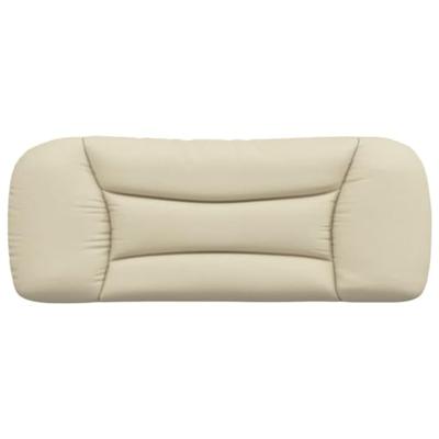 Hoofdbordkussen 100 cm stof crmekleurig Hoofdbordkussen 100 cm stof crmekleurig