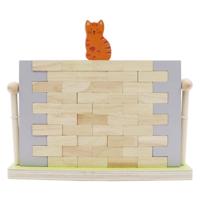 Houten Blokken Muur Balansspel, 44dlg. - thumbnail