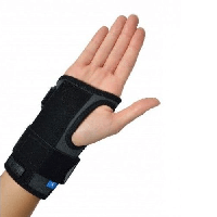 Thuasne Dynastab Dual Compacte Polsbrace - 1 - Universeel - Zwart - thumbnail