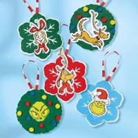 Totum ornamenten vilt grinch - thumbnail