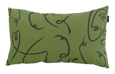 Hartman Tuinkussen 'Faces' 50 x 30cm, kleur Groen
