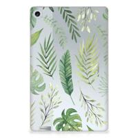 Lenovo Tab M10 Plus (3e generatie) | Siliconen hoesje | Leaves - thumbnail