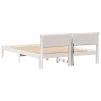 Bedframe Wit 140 x 200 cm Massief grenenhout - thumbnail