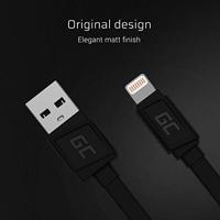 GC Lightning | 25cm USB Kabel Cable Snellaadkabel voor Apple iPhone 13 12 11 SE Pro/Max | iPhone X XR XS Max | iPhone 8 7 Plus | iPhone 6 6S 5 5C 5S Plus | iPad Air/Pro/Mini | iPod Nano/Touch - thumbnail