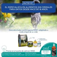 NUTRIVET - Binnenchat - Kat - Graanvrij voer - Gesteriliseerde of kat met overgewicht - Kip - 80% ingrediënten van dierlijke oorsprong - 1,5kg - thumbnail