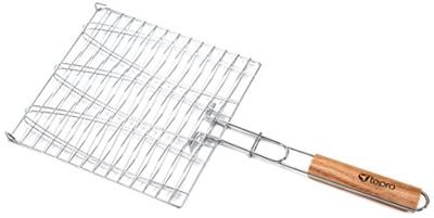 Tepro 8525 Visklem voor 3 Vissen met Houten Handvat 58cm