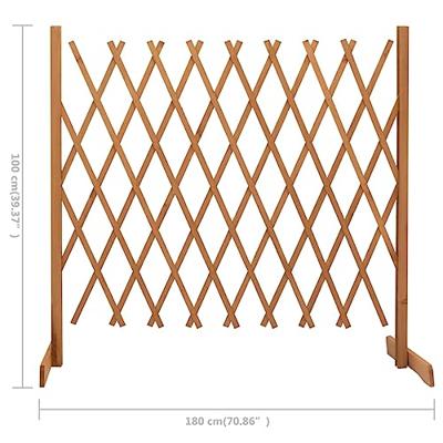 VidaXL Tuinlatwerk 180x100 cm massief vurenhout oranje