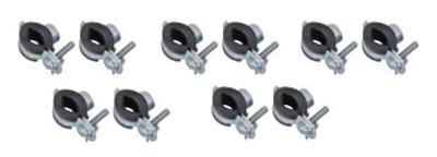 Kirchhoff Buisklem, 15 - 19 mm, geluiddicht, met M8 schroefdraadmof (10x) - 973560655