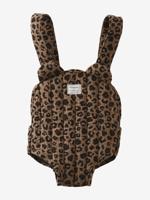 Draagzak voor poppen in katoenen hydrofiel VERTBAUDET x ENVIE DE FRAISE bruin - thumbnail