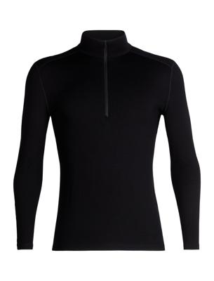 Icebreaker 260 Tech LS Half Zip Thermoshirt Heren Black S