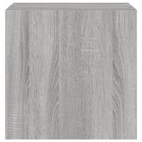 Tv-wandmeubel met LED-verlichting 40,5x35x40 cm grijs sonoma - thumbnail