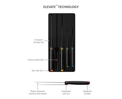 Joseph Joseph Messenblok - met messen - Elevate Store 6-delig