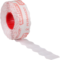 contact prijsrol permanent G2 22x16mm wit 24x1100 stuks - thumbnail