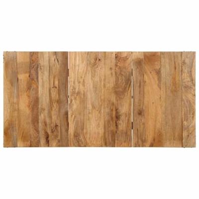 Eettafel 160x80x75 cm massief mangohout