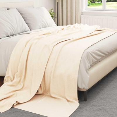 VidaXL Kleden 24 pcs crème 270 x 240 cm fleece