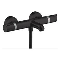 Opbouw Badthermostaat Ecostat Comfort Hansgrohe Mat Zwart - thumbnail