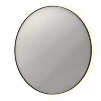 Spiegel INK SP17 Rond Colour Changing LED Rondom 120 x 4 x 120 cm Dimbaar In Aluminium Kader Mat Zwart - thumbnail